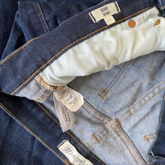 Madewell Skinny Skinny Jeans Quincy Wash Size 31 - Picture 5 of 5